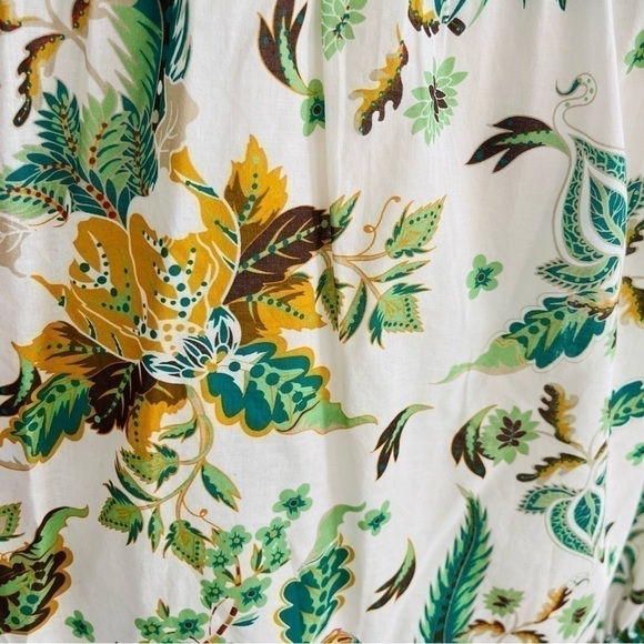 Antonio Melani The Nat Note Ivy Paisley Floral Print Voile Tie Sleeve Blouse - Picture 14 of 15